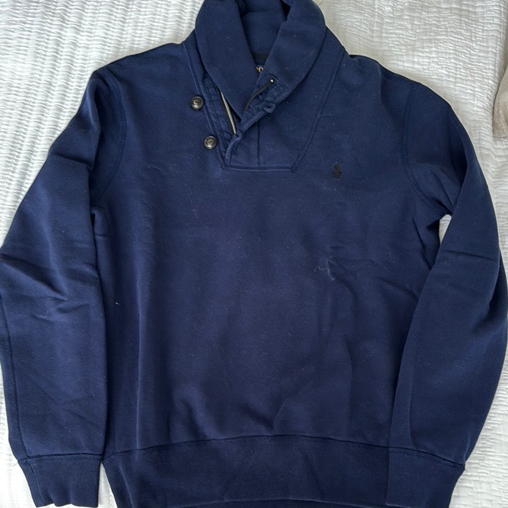 Ralph Lauren Blue Turtleneck Sweater